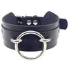 Unisex verstellbare Choker-Halskette O-Ringe Halsband für Tanzaufführungen und Mode