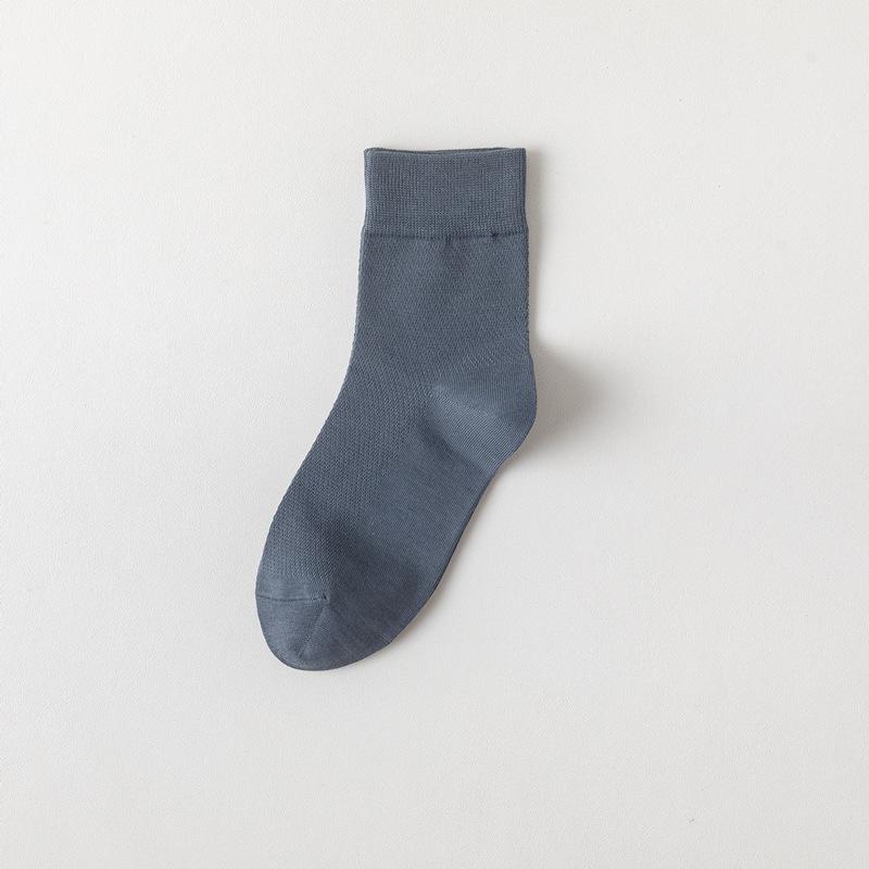 Spring and Summer Pure Cotton Socks - Breathable and Soft Short Socks Without Bones and Antibacterial - Pure Cotton Long Socks
