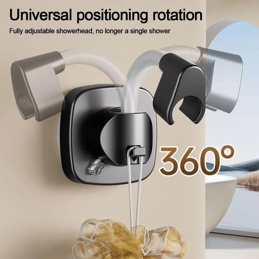 Wall Mounted Suction Cup Shower Head Holder Easy Installation Shower Head Support Stand Kitchen