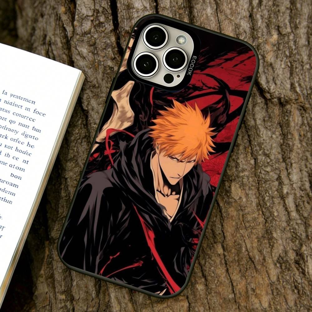 Bleach Phone Case For iPhone 17,16,15,14,13,12,11 Plus,Pro Max,XS,Colorful Silver Phone Case Funda Cover