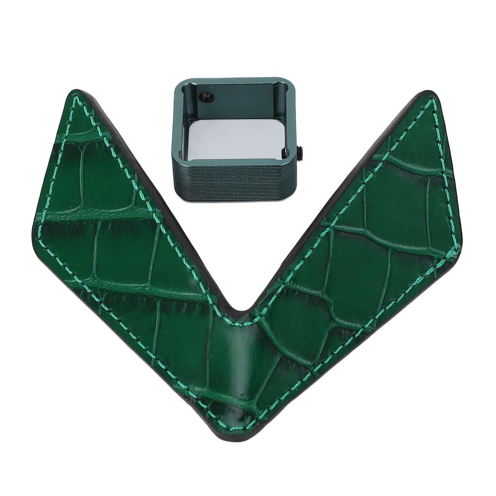 Billiard Chalk Holder Clip Magnetic Portable Single Section Pool Cue Chalk Case with Belt Clip for