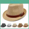 Summer Straw Hat With Short Brim And Breathable Material For Sun Protection