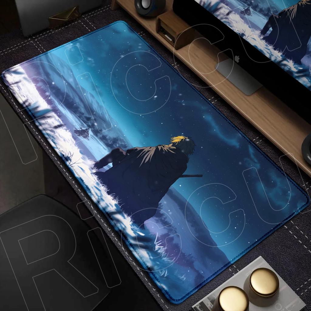 XXL Stor Musmatta Vinland Saga 40x90cm Musmatta E-sport Spel Tangentbordsskydd PC-tillbehör HD Datormatta Skrivbordsmatta