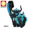 WM6221 Animation Series Animal Bear Action Figures Models Assembly Building Blocks Shields Sword Accessories Toys for Kids Gifts