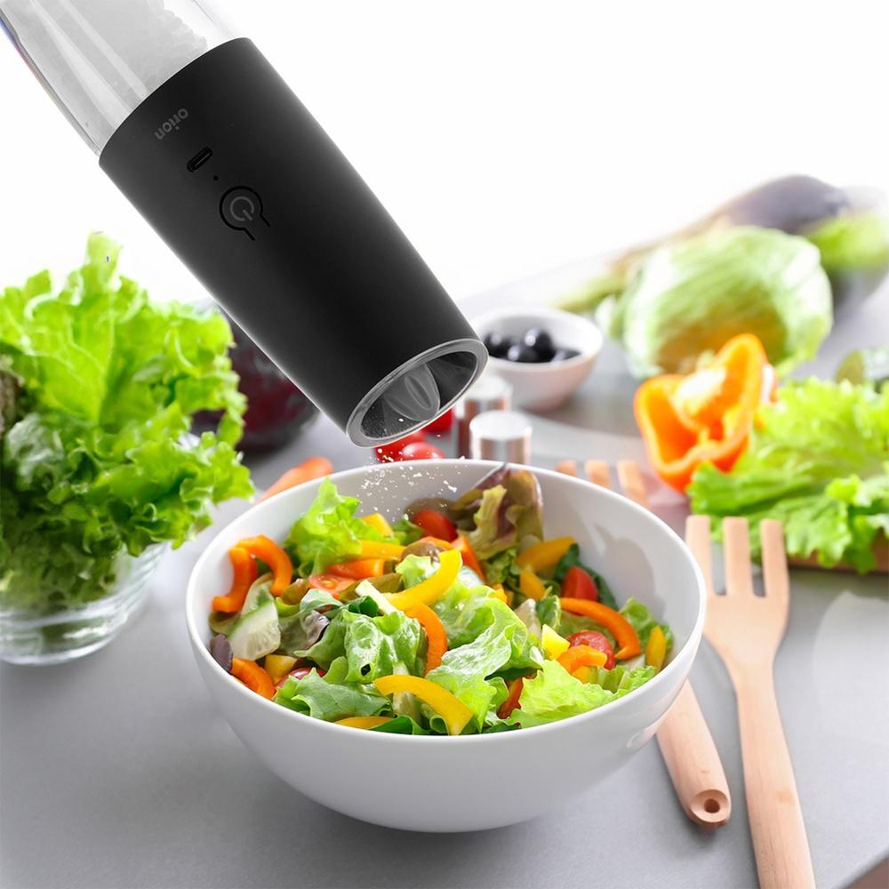 Electric pepper and salt grinder with charger 20 cm