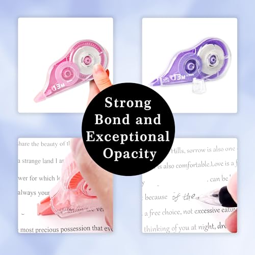 

Glun Multipurpose 78 Meter White Strip Error Correction Tape With Front Cap For Office, School, Project, Assignment Pack 11 белый