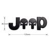 3D Metal Skull Car Emblem Badge Sticker for Renegade Wrangler JK Grand Cherokee Compass Patriot Auto Exterior Accessories