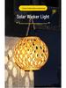 Outdoor Rainproof Solar Hanging Zen Lantern: Atmospheric Pendant Light for Trees and Courtyards