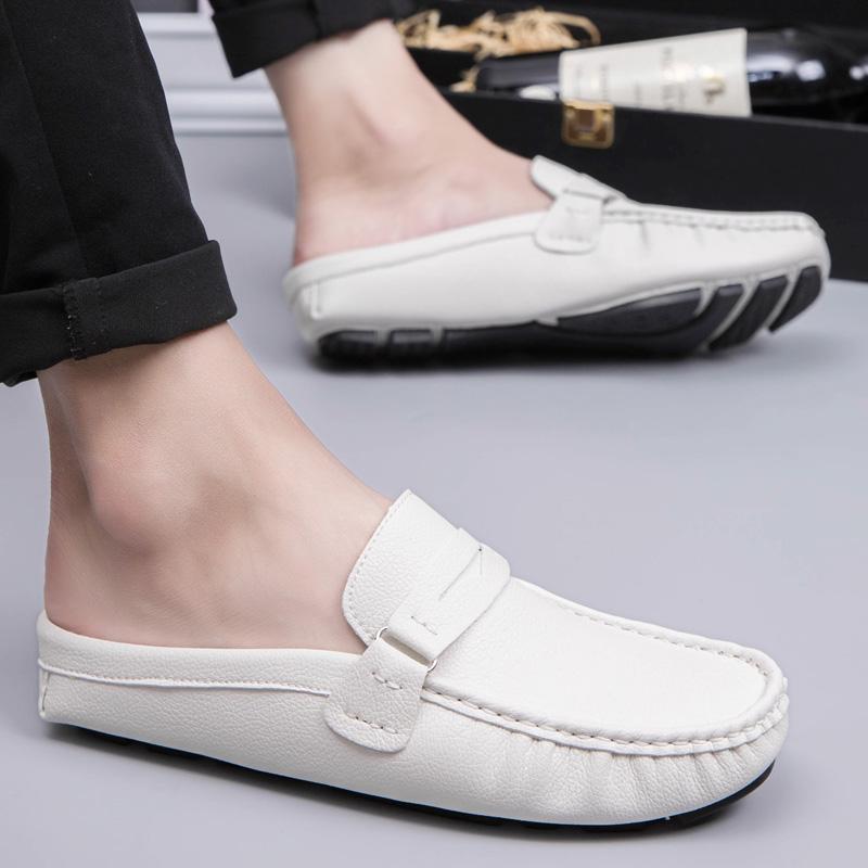 2024 Бренд Мужская обувь Лето Повседневная Обувь на плоской подошве Мужская Черная Обувь — фото 5