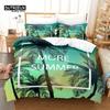 Seaside Beach Bedding Set, 3Pcs Duvet Cover Set, Soft Comfortable Breathable Duvet Cover, For Bedroom Guest Room Decor