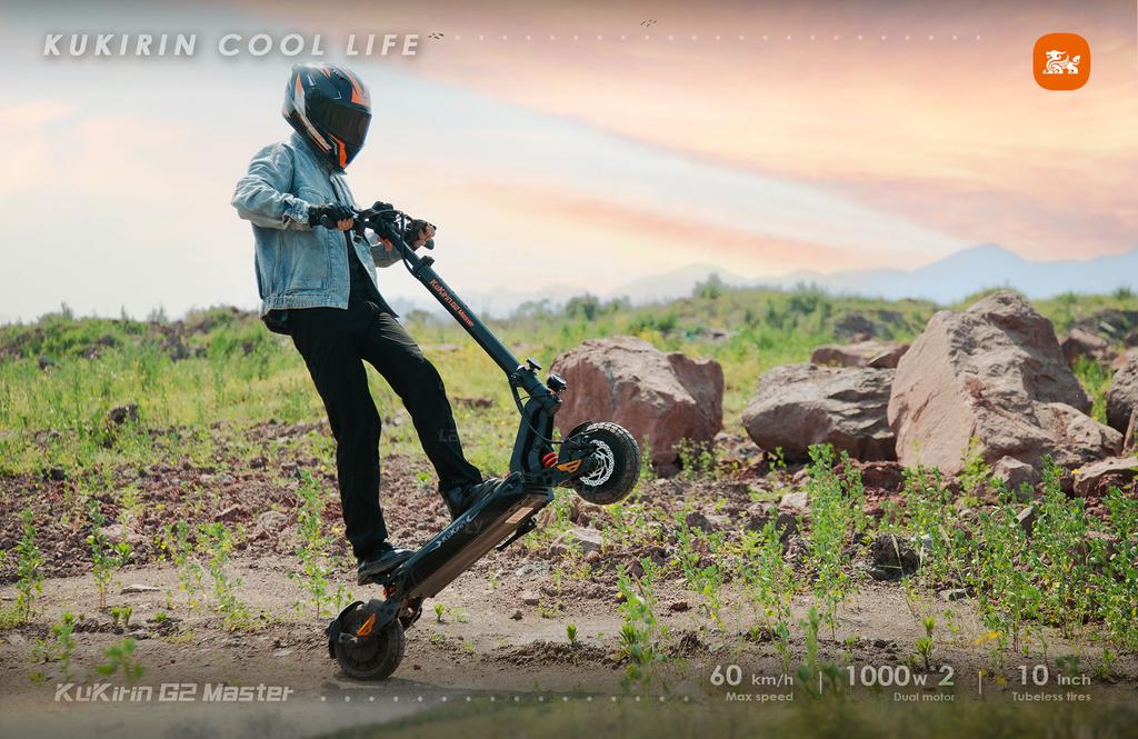 KuKirin G2Master(2025 New Model ) Electric Scooter, 2000W Dual Drive Motor, 52V20.8Ah Battery, Max Speed of 60km/h