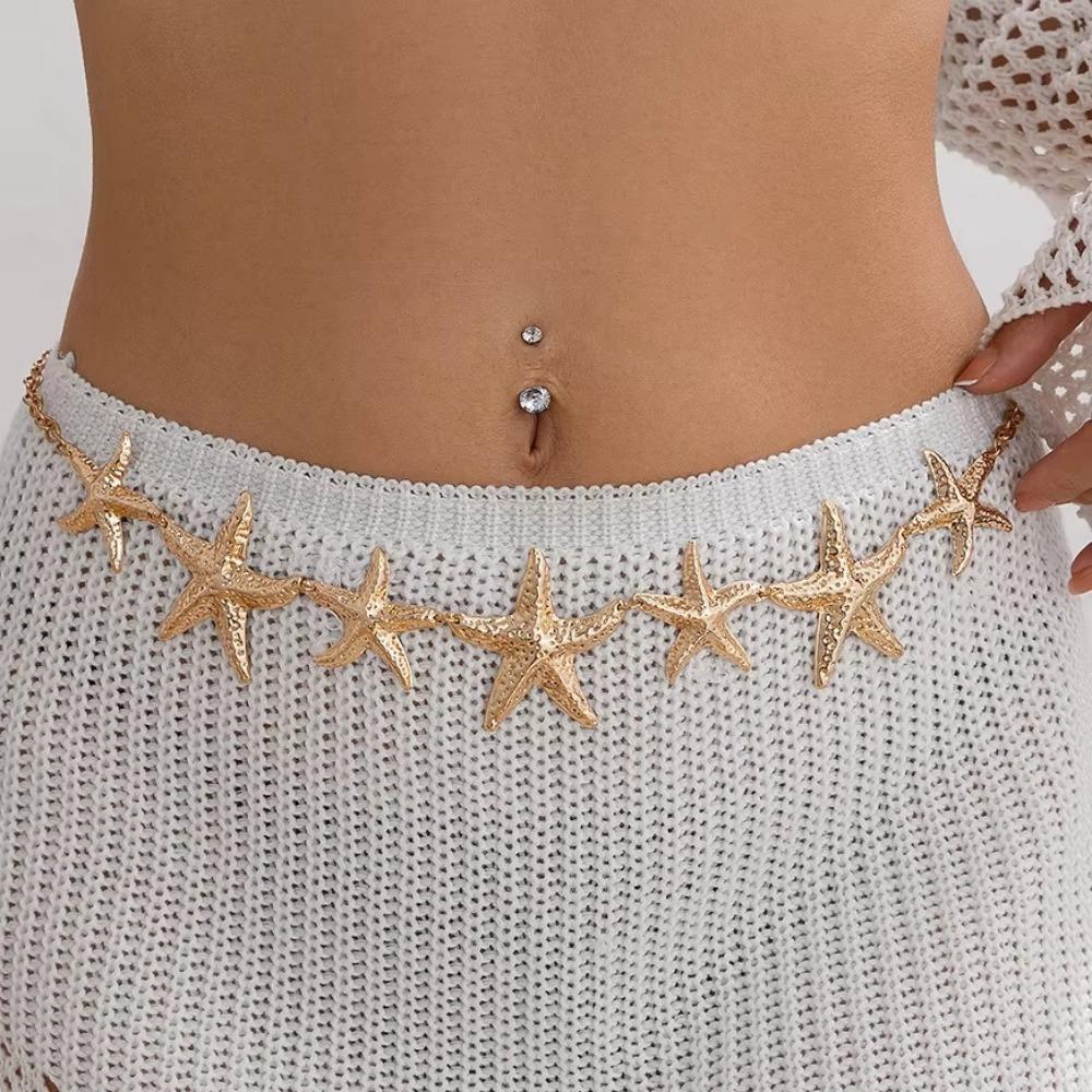 Sexy Body Chain Punk Waist Chain Vintage Metal Womans Belt Fashion Bikini Belly Belt  Summer Beach