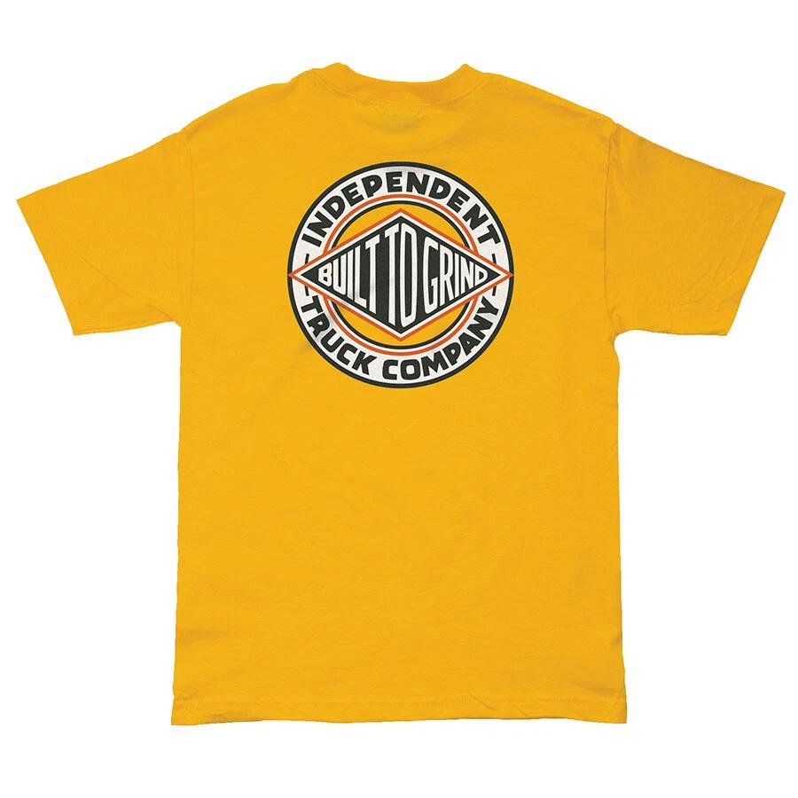 Independent Trucks BTG SUMMIT Skateboard T Shirt GOLD L