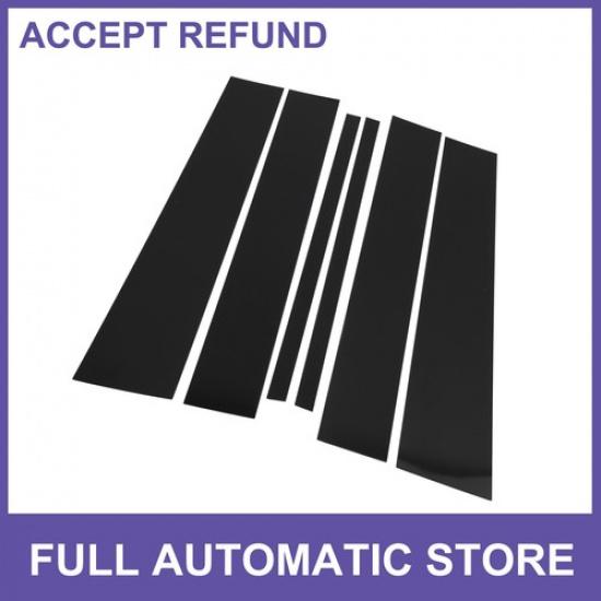 6 Pcs Door Pillar Window Trim for Nissan Armada 2004-2015 Black New