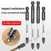 2 Pcs/Set Anti Slip PH2 Screwdriver Head Magnetic Impact Resistant Screwdriver Head Cross High Hardness Waterproof Drill Bits