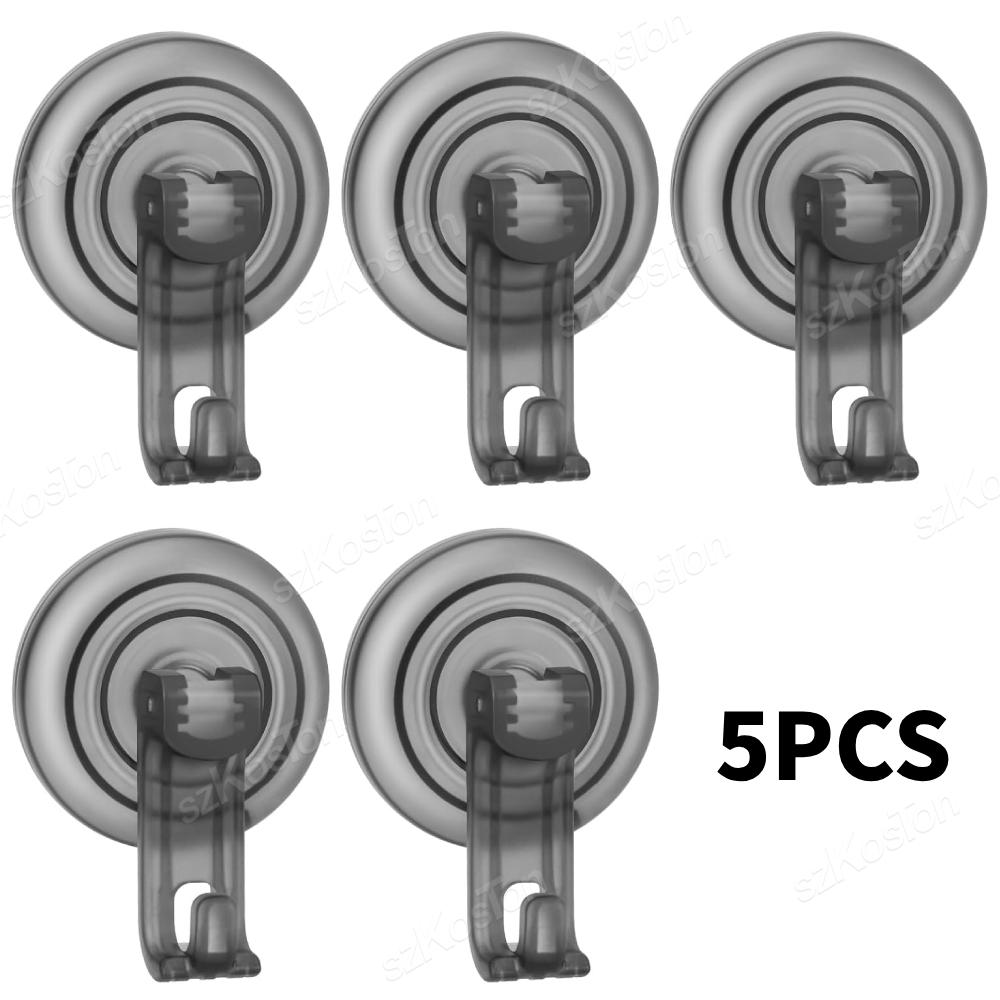 1-10pcs Reusable Traceless Clothes Hook Powerful Suction Cup Hooks Heavy Duty Suction Shower Hooks Storage Hanger Accessories