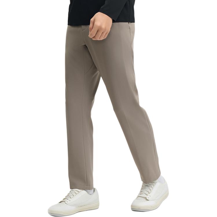 FILA Solid Color Comfortable Versatile Straight Leg Casual Pants Men bottoms Brown F11M442801F-DK