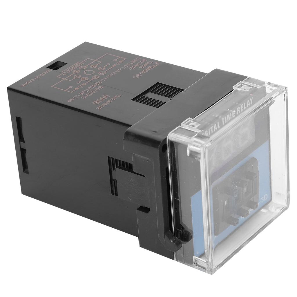 ATS48A 3D Professional Time Relay Adjustable Cycle Time Delay Relay Control ComponentDC24V