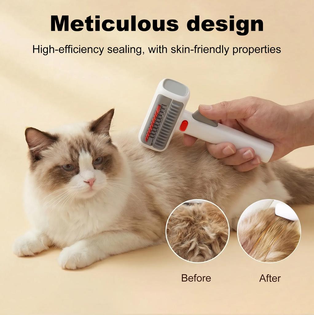 2 In 1 Pet Deshedding Brush Dog Cat Hair Remover Comb Grooming Tool Pet Shedding Cleaning Supplies