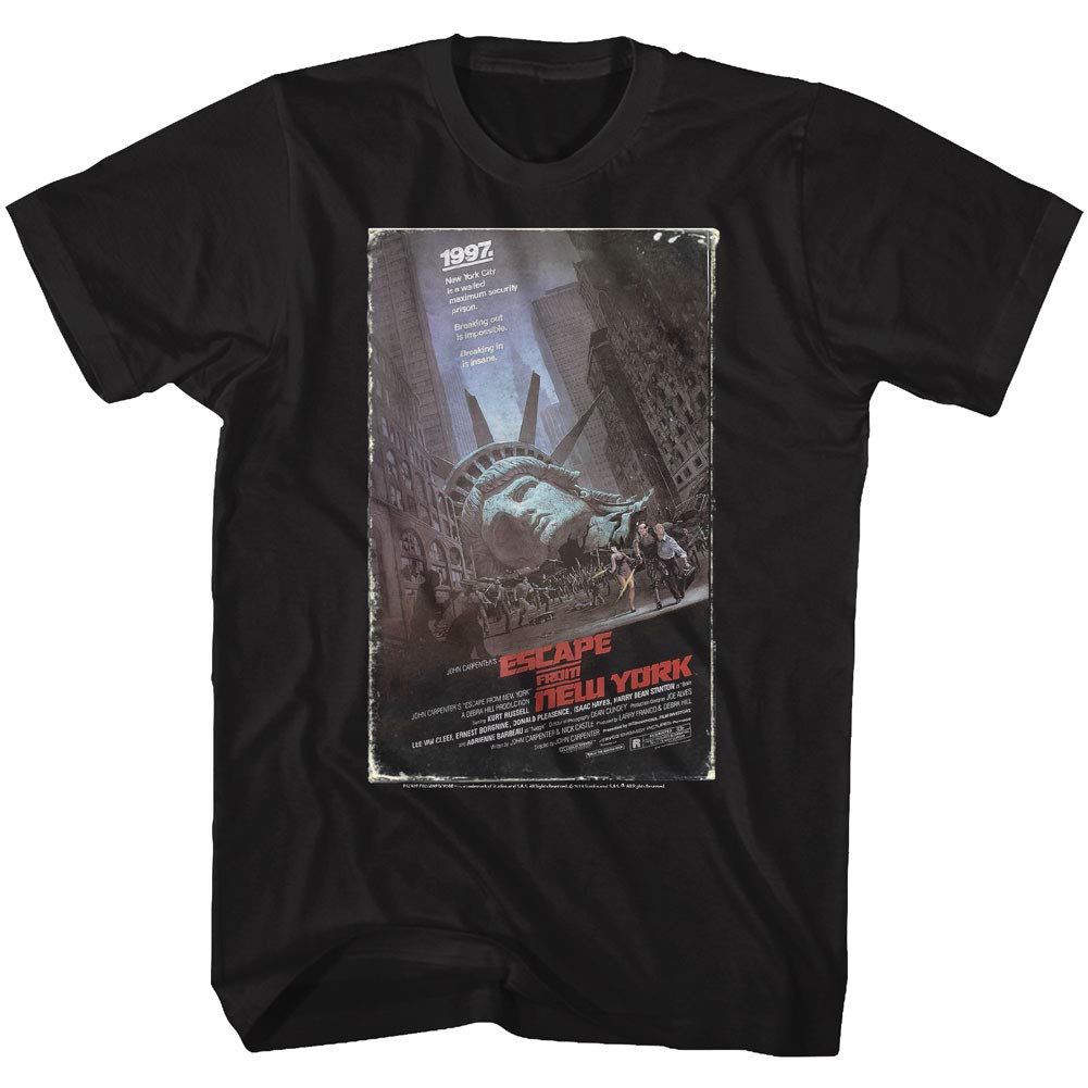 Escape From New York TShirt UnisexSummer Retro Action Movie Graphic Short Sleeve Casual Streetwear Loose Fit Film Fan Tee