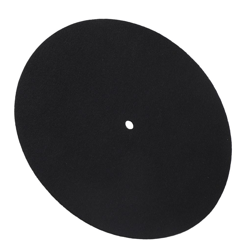 Plattenspieler Slipmat Wollmatte Vibrationsreduzierung Rutschfestigkeit Klangverbesserung Schallplatten-Plattentellerauflage Plattenspieler Wollpad