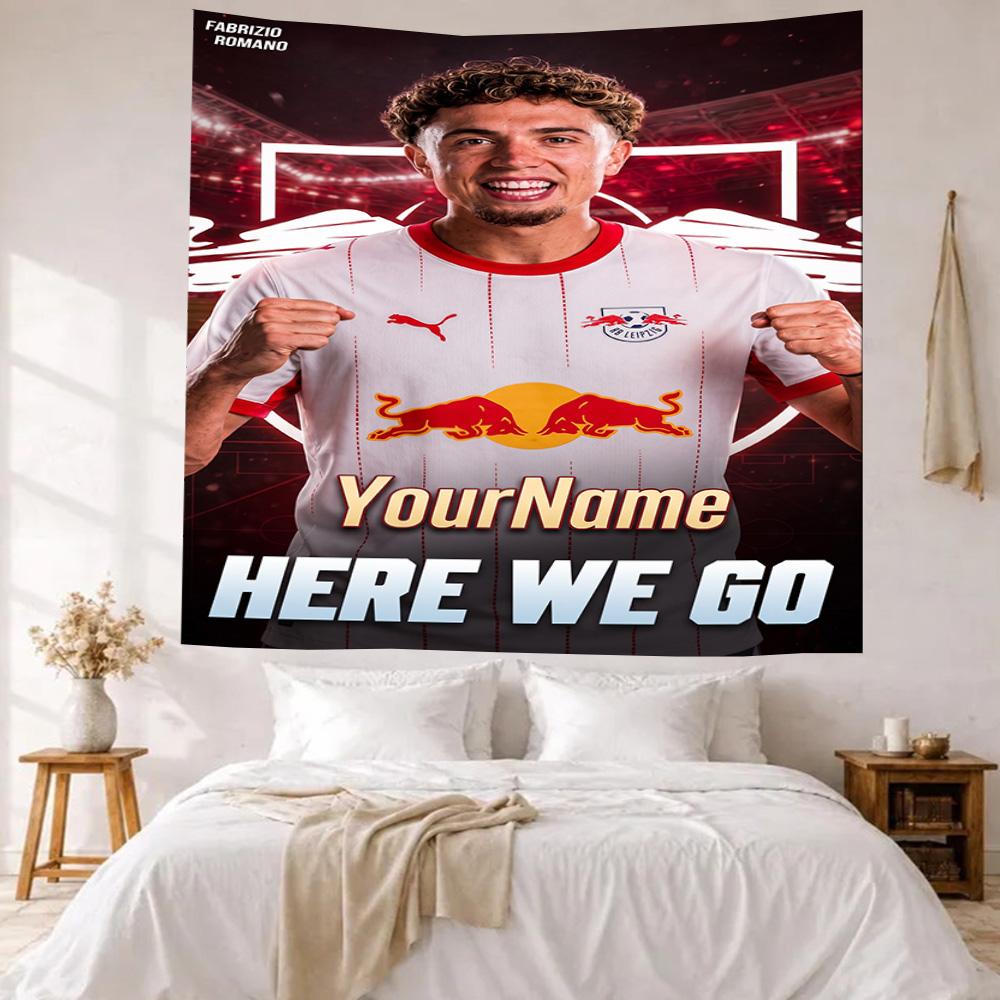 Rb Leipzig Custom Your Name Wall Decor Tapestry Art For Pet Memorial Birthdaywedding Party Backdrop Family Gift