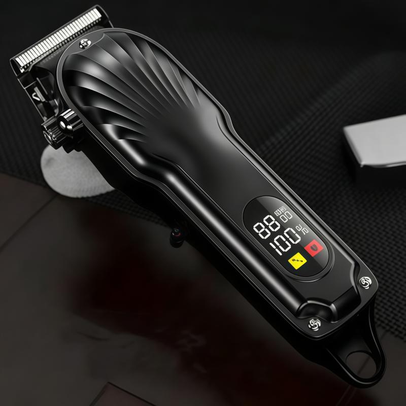 High quality professional men's hair clipper- High-power adjustable wireless hair trimmer-Zero-gap trimmer Kit Boyfriend Gift