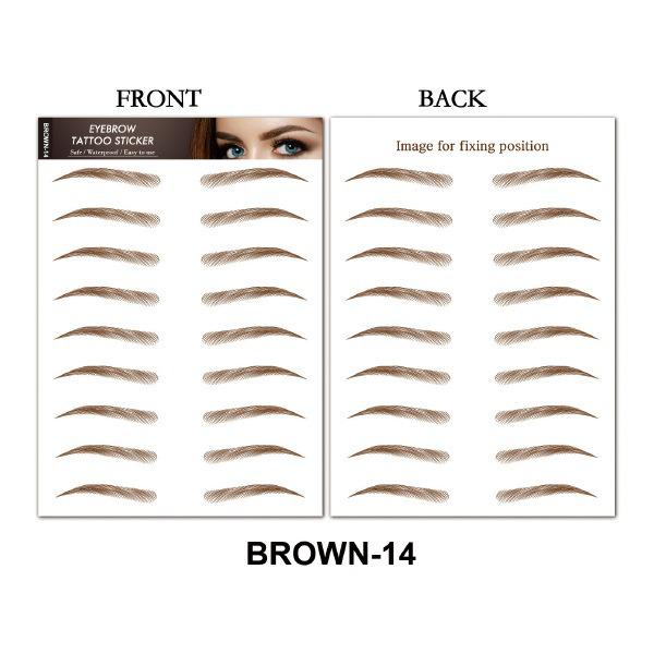 

Водонепроницаемые наклейки для татуировок бровей-имитаторов для мужчин и женщин — наклейки для ленивых бровей в стиле знаменитостей 148x210 mm