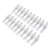 20pcs Deep Diving Crankbait Blanks Lure Blanks for Saltwater Freshwater Fishing DIY Unpainted Hard Baits 8.8cm