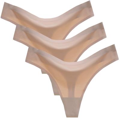 Seamless Lingerie Set TVS03S04 of Women's T-Back (3-Piece Set) (Set 3)