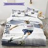Harry Kane Hero Set Copripiumino Trapuntato Federa Decorazione per la Casa Regalo di Compleanno (1 * copripiumino + 2 * federa, senza nucleo)