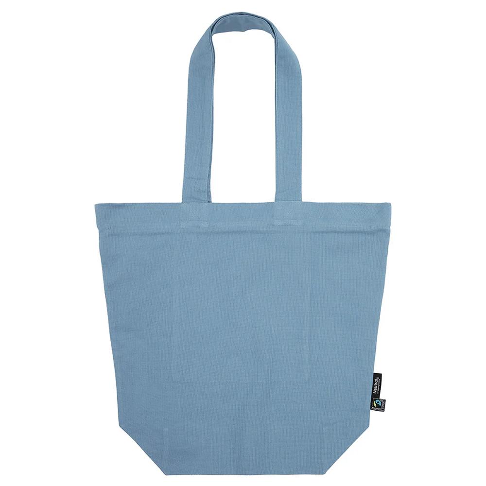 Neutral Panama Zipped Tote Bag