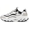 Skechers Arch Fit DLites Fabric Fashion Casual Comfortable Versatile Low Top Dad Shoes Women sneakers Black White 149805-WBK