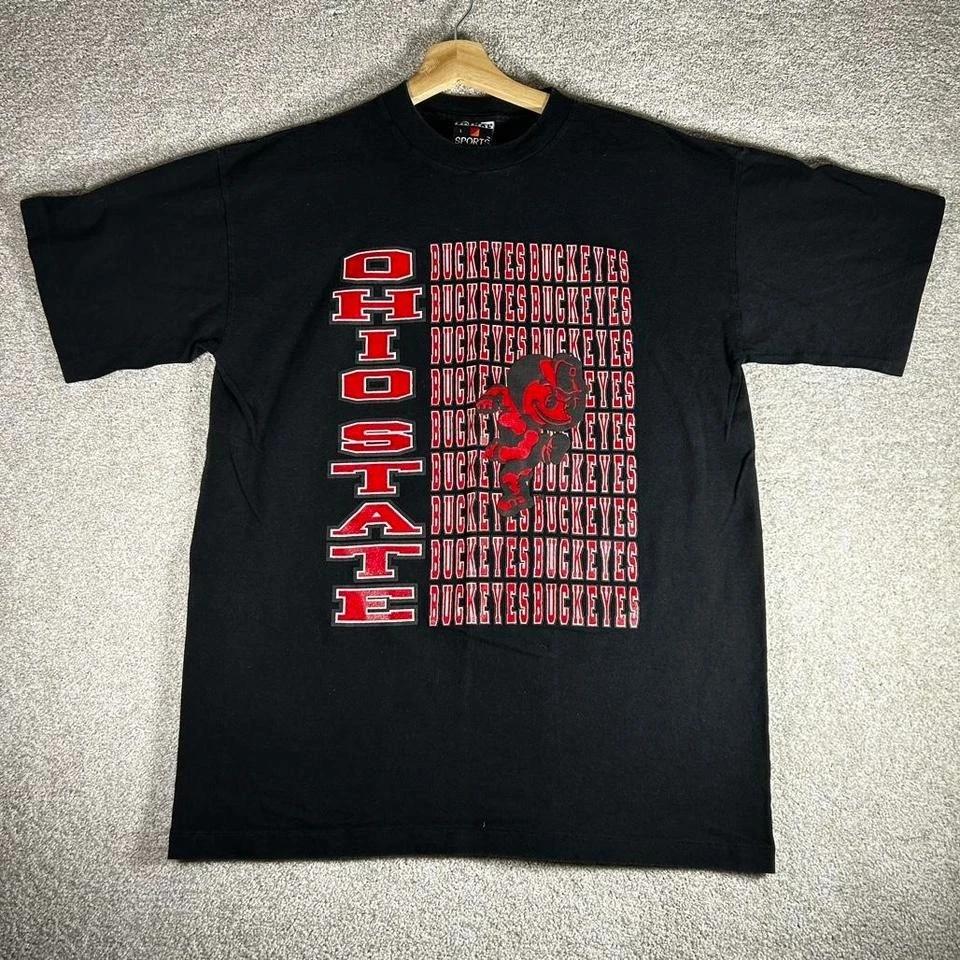 

Vintage 90s Ohio state buckeyes jumbo graphic college tee shirt tshirt 4XL