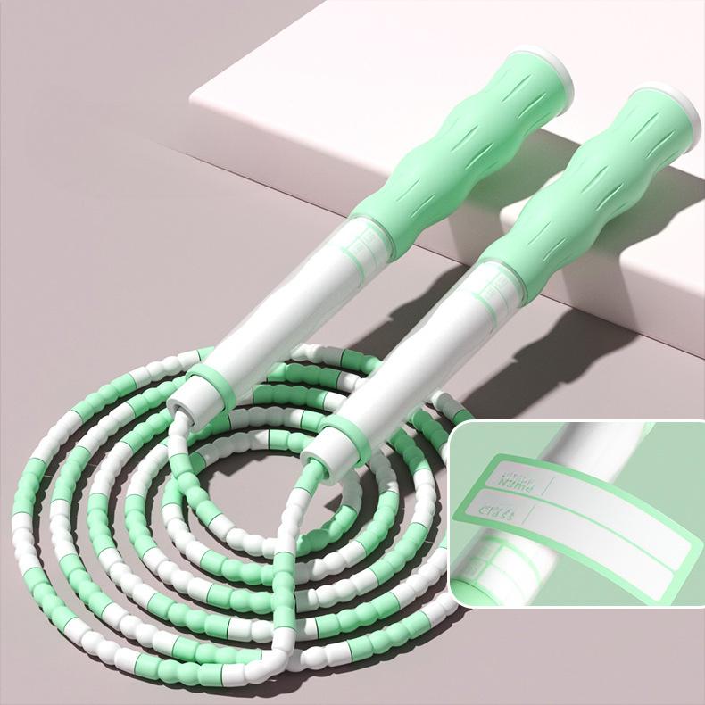 

Детская бамбуковая скакалка для начинающих. Учащиеся начальной школы могут подписывать и регулировать скакалку. Специальная скакалка для спортивных гоночных тренировок. зелёный