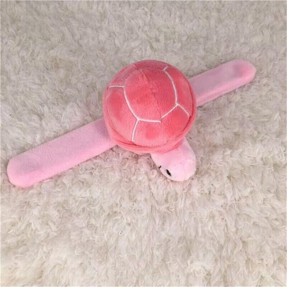 

3Colors , 8CM Tortoise Plush Toy With Belt For Hand Belt , Hair Tie , Plush Gift Turtle DOLL розовый