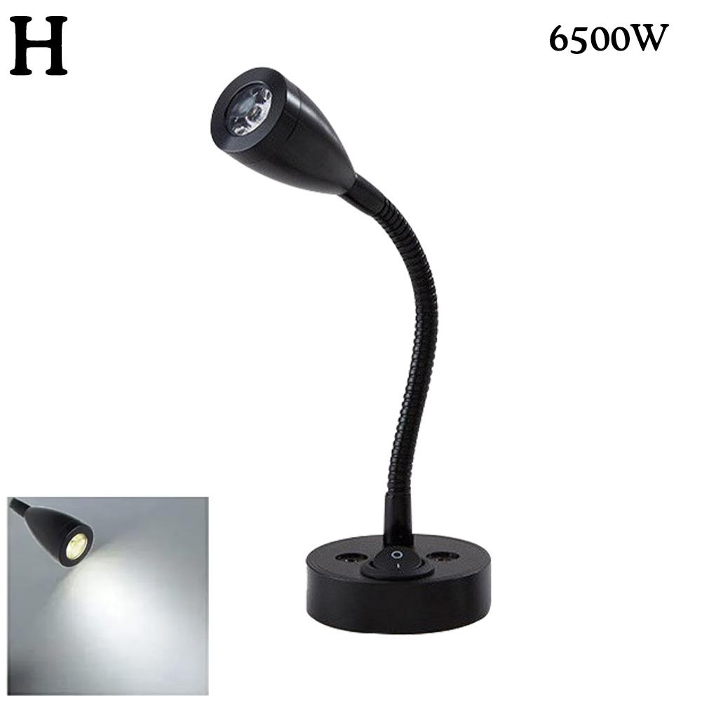 RV Lights Interior Reading Lamp LED Bedside Lamp 3W RV Wall Sconce Light Fixtures Rotatable Spot Lights Boat Camper Van Lamp