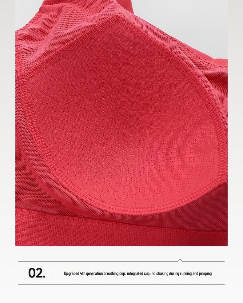 Damen Sport-Tanktop mit Schmetterlingsrücken und stoßfestem BH, festen Cups, ideal für Pilates und Yoga.