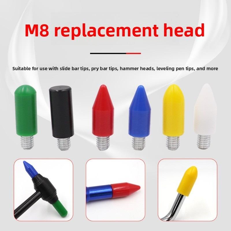6PCS Nylon Tip Dent Repair Kit Paintless Dent Removal Tool Set for Auto Car Body Hail Damage Repair DIY Home Garage