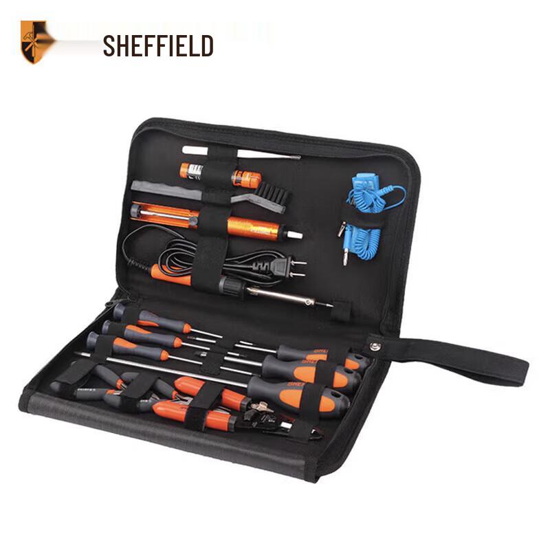 SHEFFIELD S033004 15-Piece Computer Repair Kit