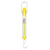 Classroom Essential Yellow Force Meter Cylinder Spring Scale With Clear Measurement Marking From 1N To 50N Capacity