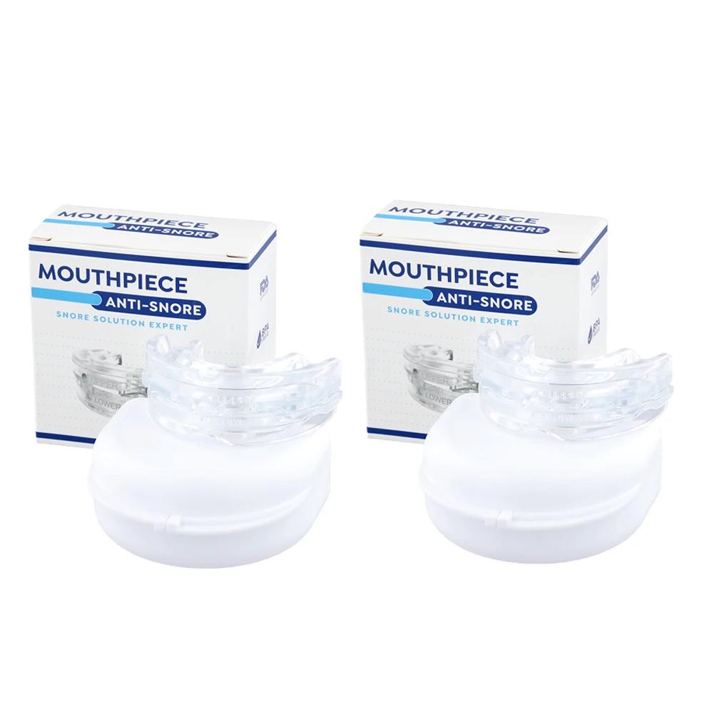 Anti Snoring Bruxism Mouth Guard Improve Sleeping Quality Anti Snoring And Apnea Snoring Device Mouth Guards with Storage Box
