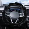 Fuzzy Steering Wheel Cover Vehicle Interior Accessories Winter Steering Wheel Protector For Drivers Men Women Sedans Trucks SUVs