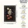 Halloween Ghost and Pumpkins Decorative RugBlanket Flannel Throw Blanket for Sofa, Bed, Travel, Camping, Office, Couch, Chair, And Bed Gift