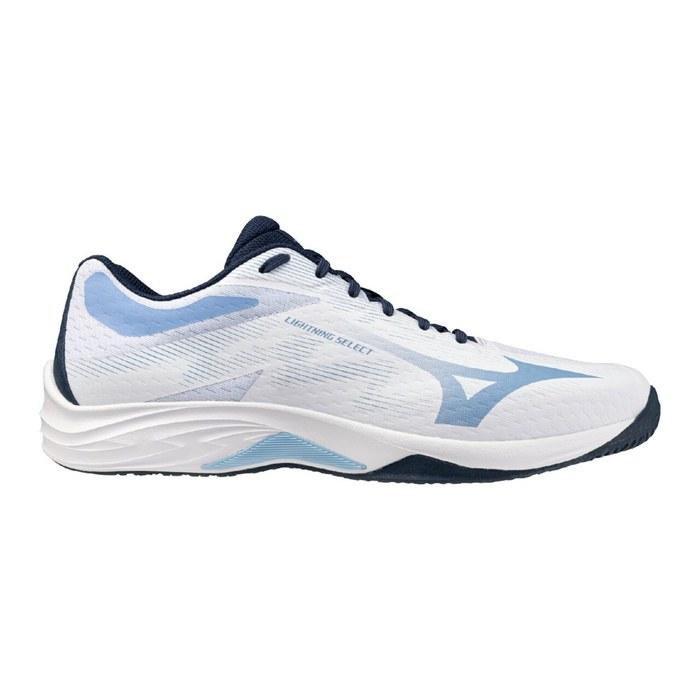 [Mizuno] Volleyball Shoes Lightning Select Unisex 24.5 cm 2.5E White/Sax