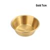 1Pcs Sushi Dipping Sauce Dishes Mini Appetizer Plates 304 Stainless Steel Seasoning Tray 7/8/10/11cm Bowl Sauce Plate