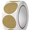 Natural Kraft Paper Round Adhesive Label Millimeter Paper