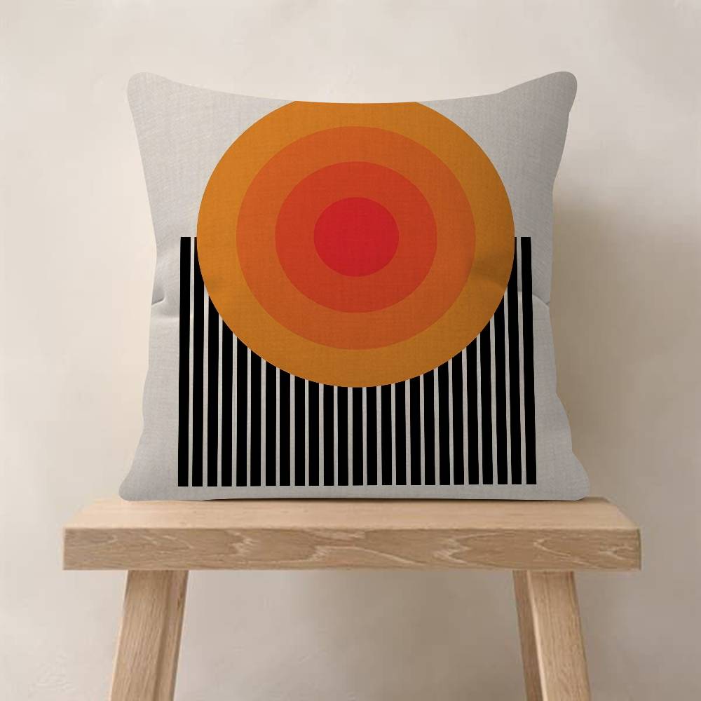 abstract Bauhaus-style  Cushion Cover Inches Farmhouse Decor Home Throw Pillow Covers for Couch Decorations