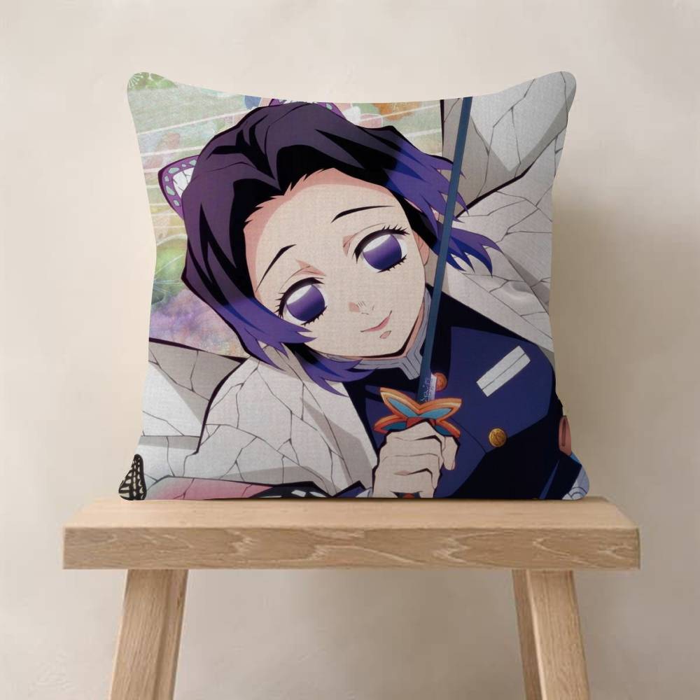 Cute KKocho ANIME Shinobu  Pillow Gift Home Office Decoration Pillow Bedroom Sofa Car Cushion CoverPillow Case