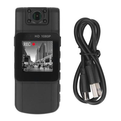 Body Worn Camera 2K HD TFT Color Screen 180 Degree Rotating Lens Pocket Video Recorder Handheld